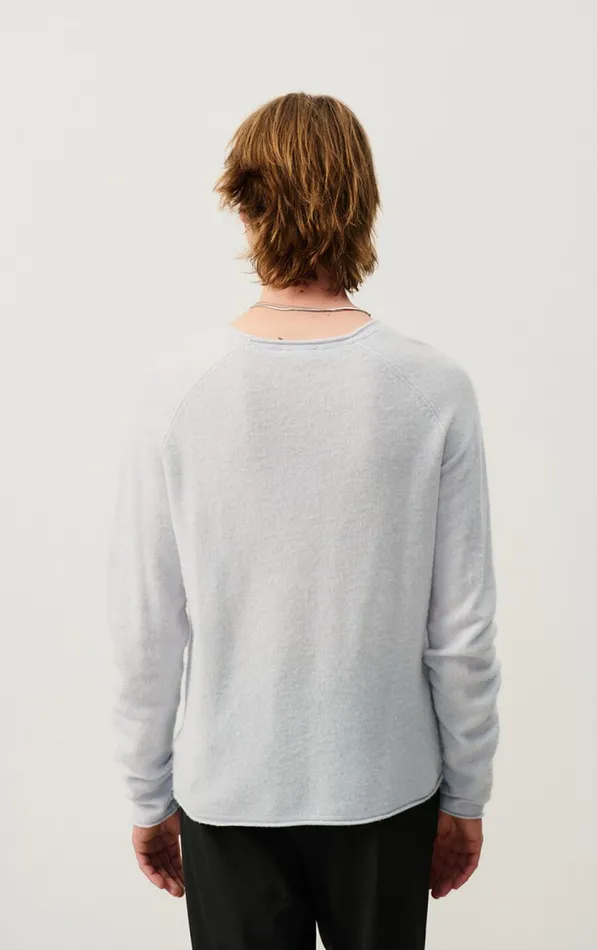 American Vintage Jumpers and Cardigans Men Jumper Docatown Arctic Melange American Vintage Jumpers and Cardigans Men Jumper Docatown Arctic Melange