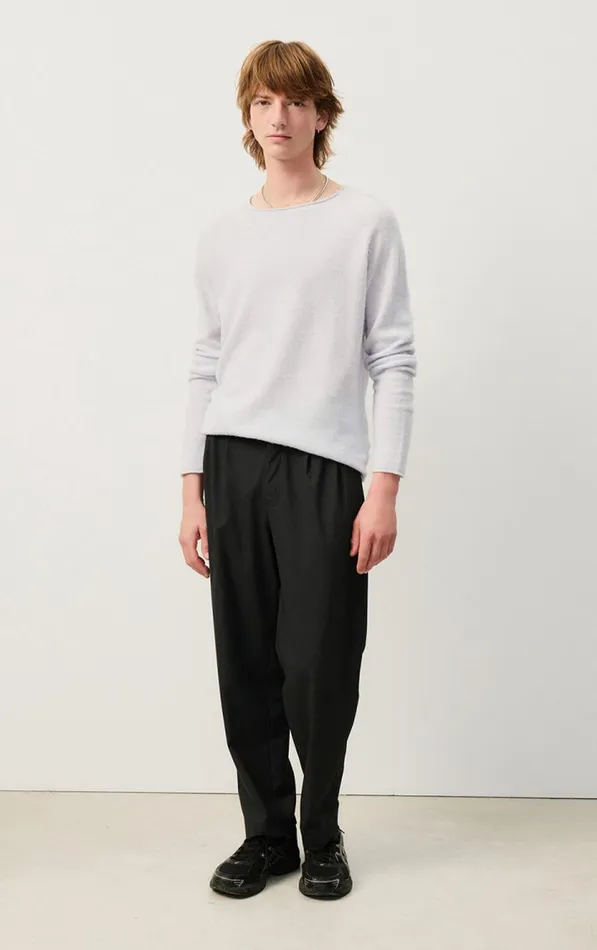 American Vintage Jumpers and Cardigans Men Jumper Docatown Arctic Melange American Vintage Jumpers and Cardigans Men Jumper Docatown Arctic Melange