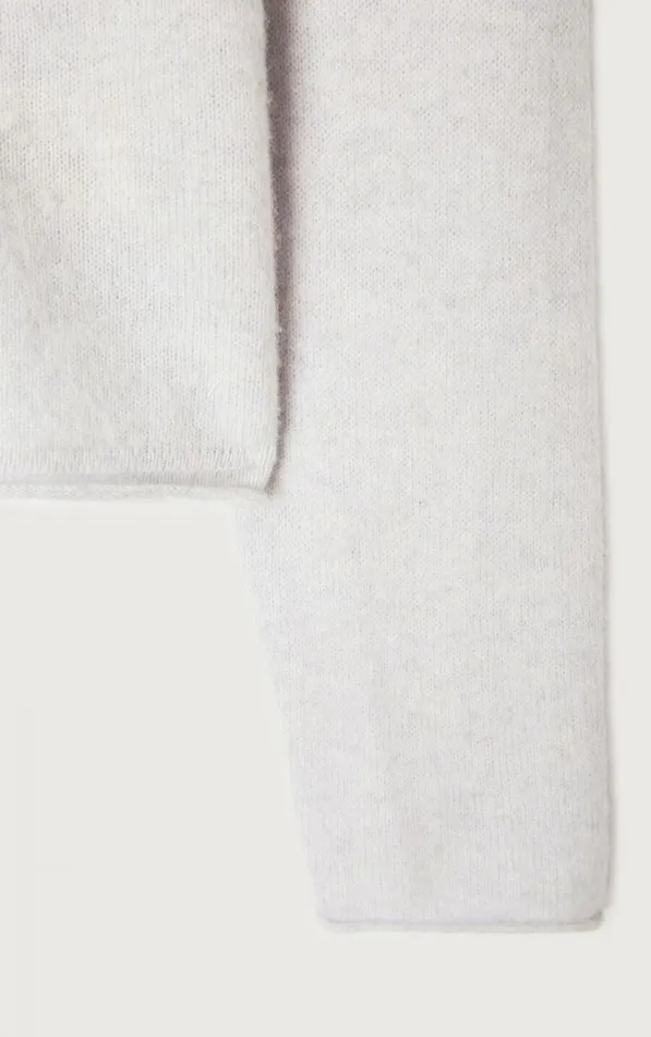 American Vintage Jumpers and Cardigans Men Jumper Docatown Arctic Melange American Vintage Jumpers and Cardigans Men Jumper Docatown Arctic Melange