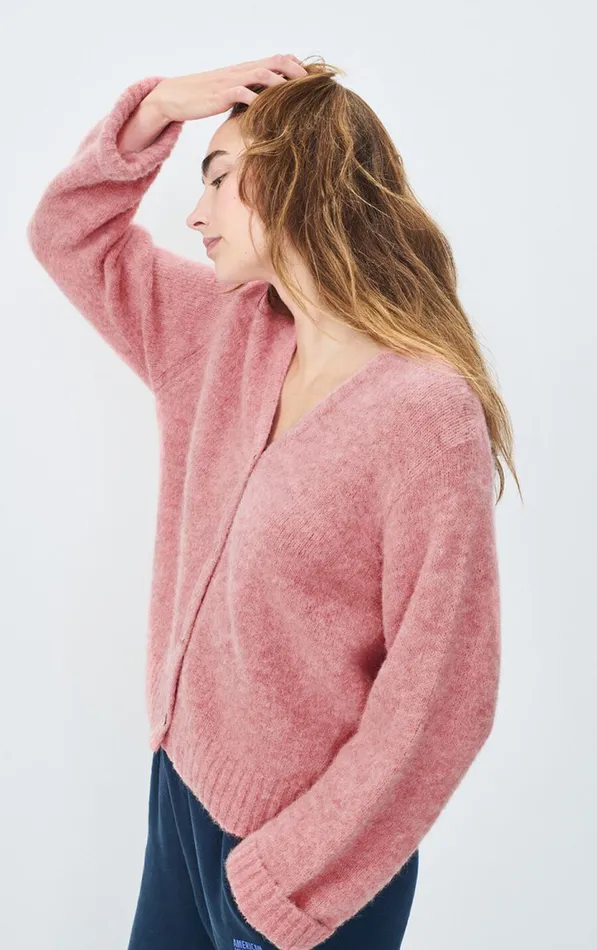 American Vintage Jumpers and Cardigans Women Cardigan East Orchid Melange