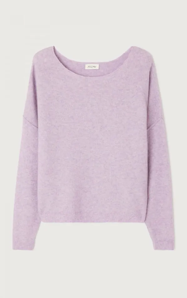 American Vintage Jumpers and Cardigans Women Jumper Damsville Melange Glycine