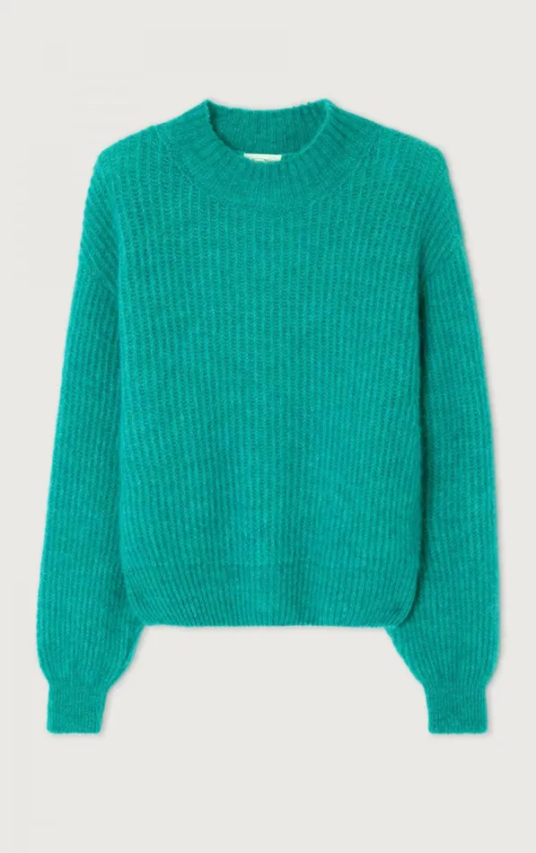 American Vintage Jumpers and Cardigans Women Jumper East Melange Duck Blue