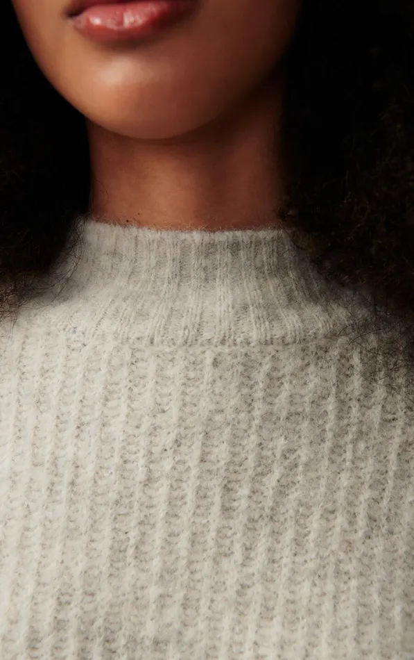 American Vintage Jumpers and Cardigans Women Jumper East Melange Powder Snow