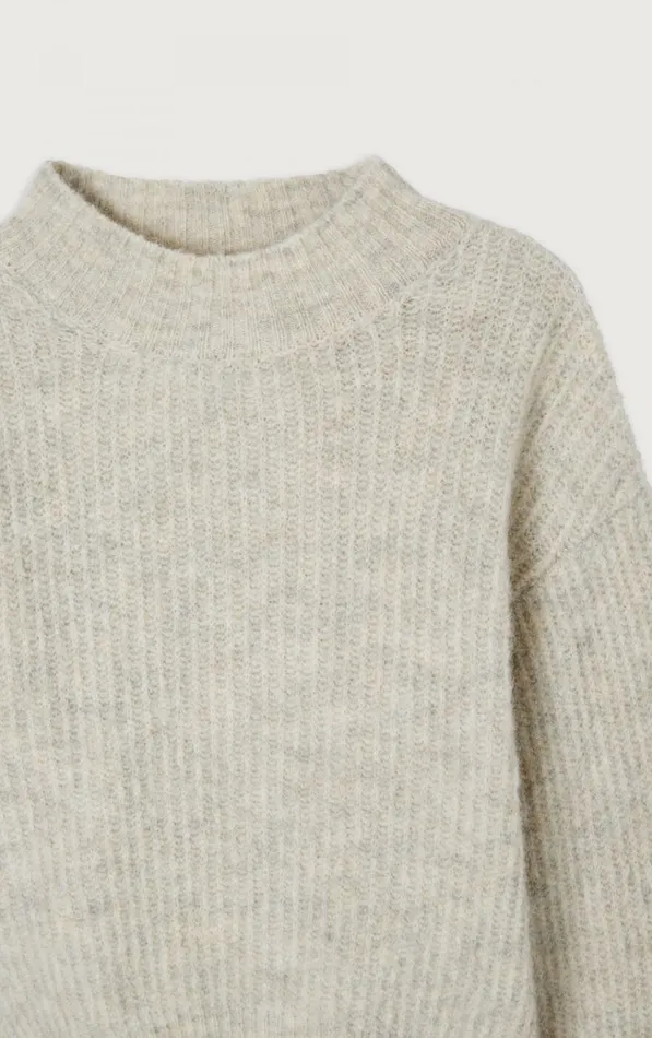 American Vintage Jumpers and Cardigans Women Jumper East Melange Powder Snow