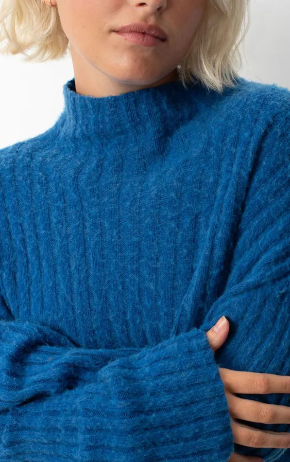 American Vintage Jumpers and Cardigans Women Jumper Falyday Melange Olympiad American Vintage Jumpers and Cardigans Women Jumper Falyday Melange Olympiad