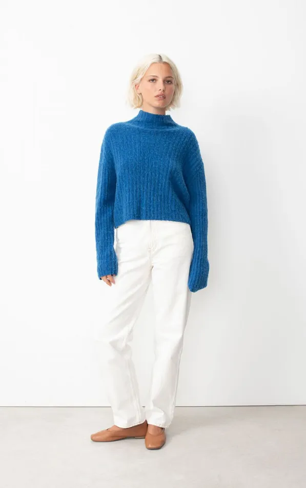American Vintage Jumpers and Cardigans Women Jumper Falyday Melange Olympiad American Vintage Jumpers and Cardigans Women Jumper Falyday Melange Olympiad