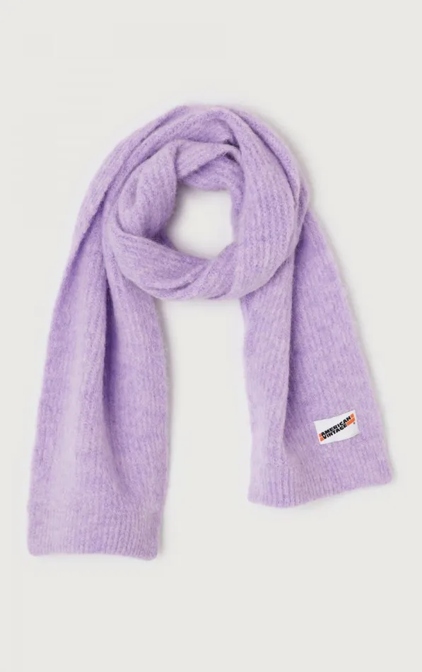 American Vintage Kids Scarf East Melange Parme