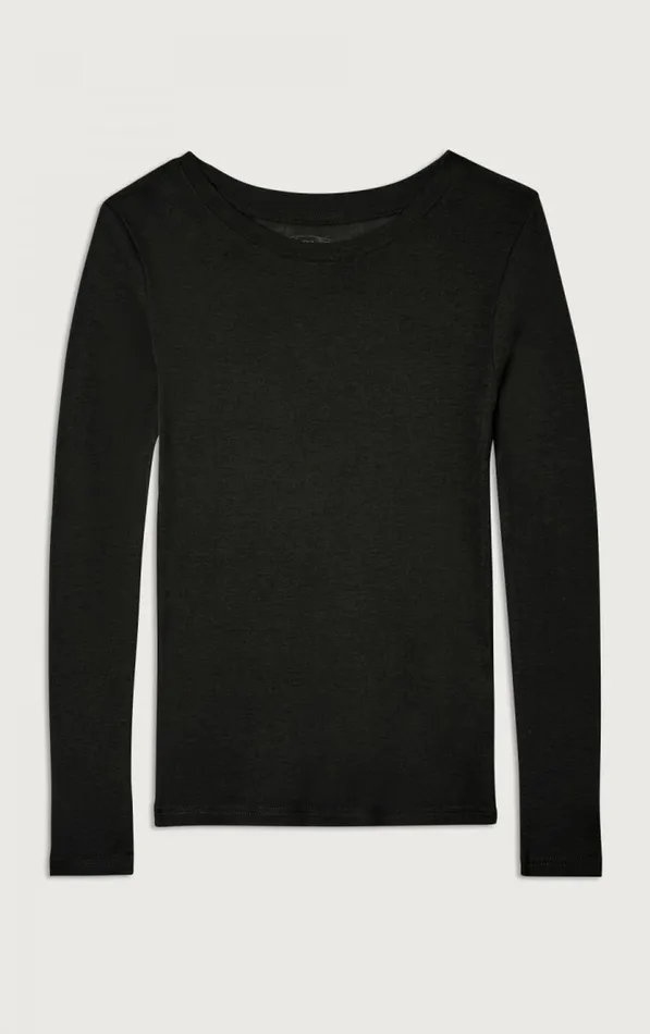 American Vintage Long Sleeve TShirts Kids TShirt Massachusetts Black American Vintage Long Sleeve TShirts Kids TShirt Massachusetts Black