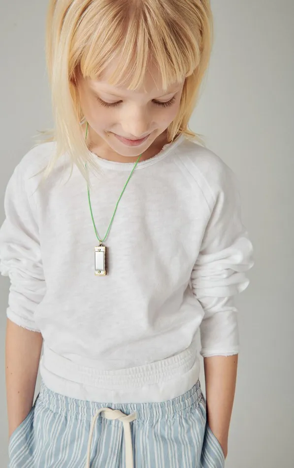 American Vintage Long Sleeve TShirts Kids TShirt Sonoma White