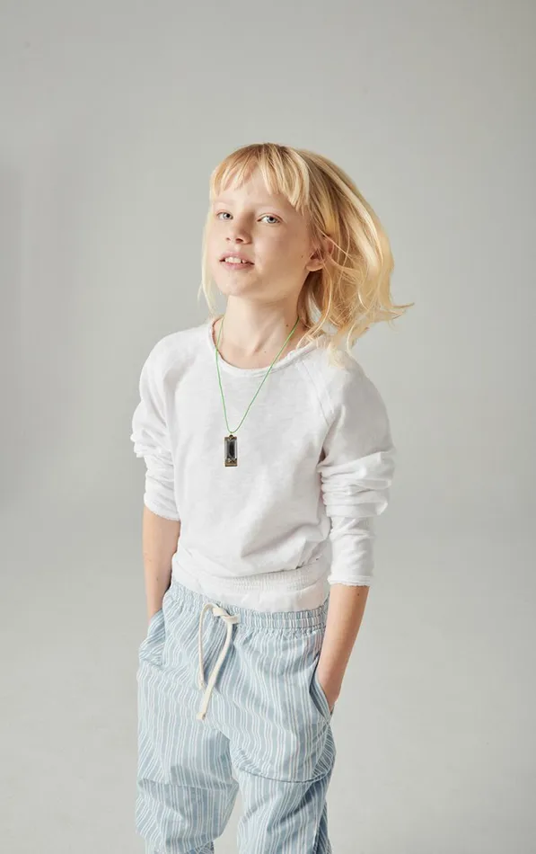 American Vintage Long Sleeve TShirts Kids TShirt Sonoma White American Vintage Long Sleeve TShirts Kids TShirt Sonoma White