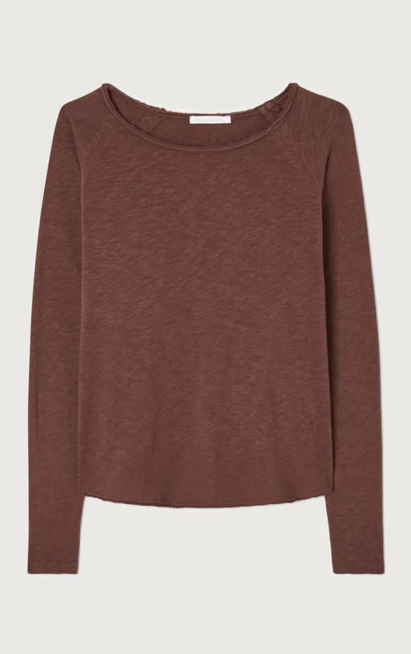 American Vintage Long Sleeve TShirts Women TShirt Sonoma Vintage Choco American Vintage Long Sleeve TShirts Women TShirt Sonoma Vintage Choco