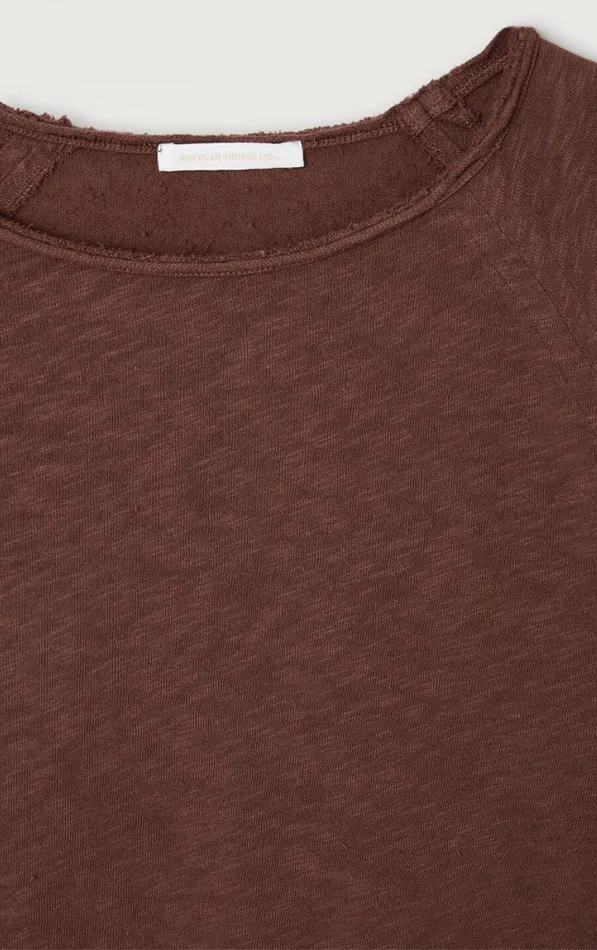 American Vintage Long Sleeve TShirts Women TShirt Sonoma Vintage Choco American Vintage Long Sleeve TShirts Women TShirt Sonoma Vintage Choco