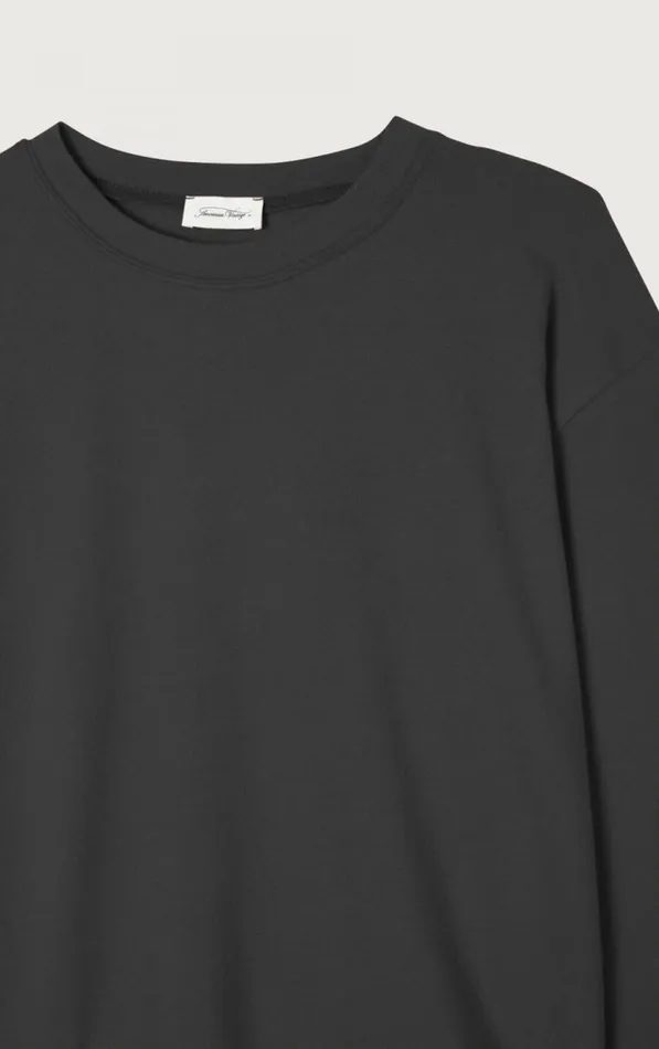 American Vintage Long Sleeve TShirts Women TShirt Ypawood Carbon Melange American Vintage Long Sleeve TShirts Women TShirt Ypawood Carbon Melange