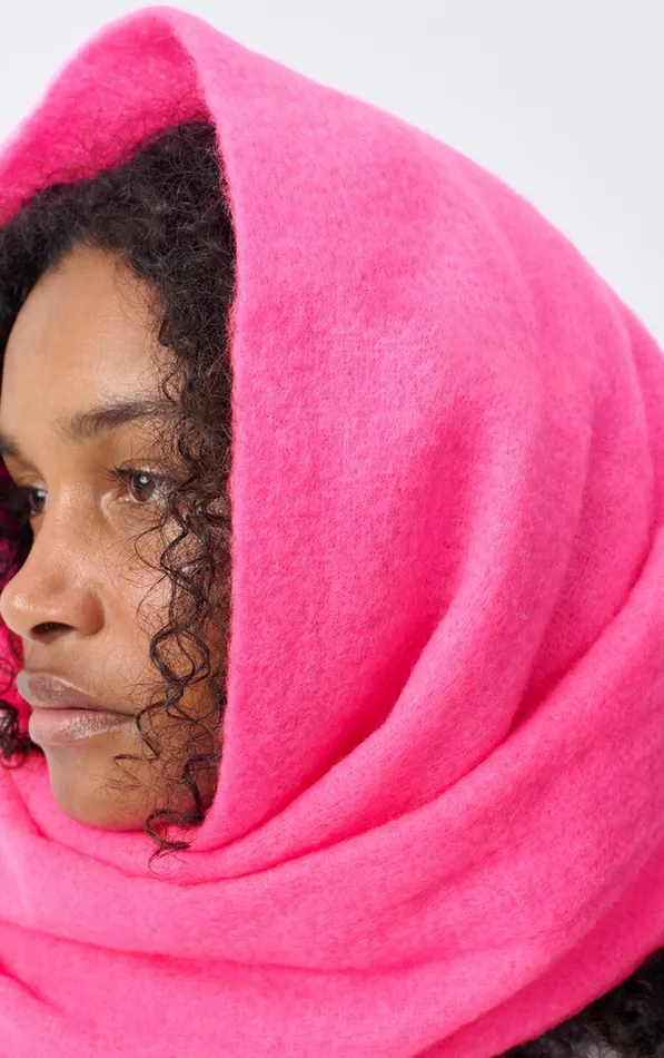 American Vintage Scarves And Shawls WomenMen Scarf Zinaco Fluo Pink