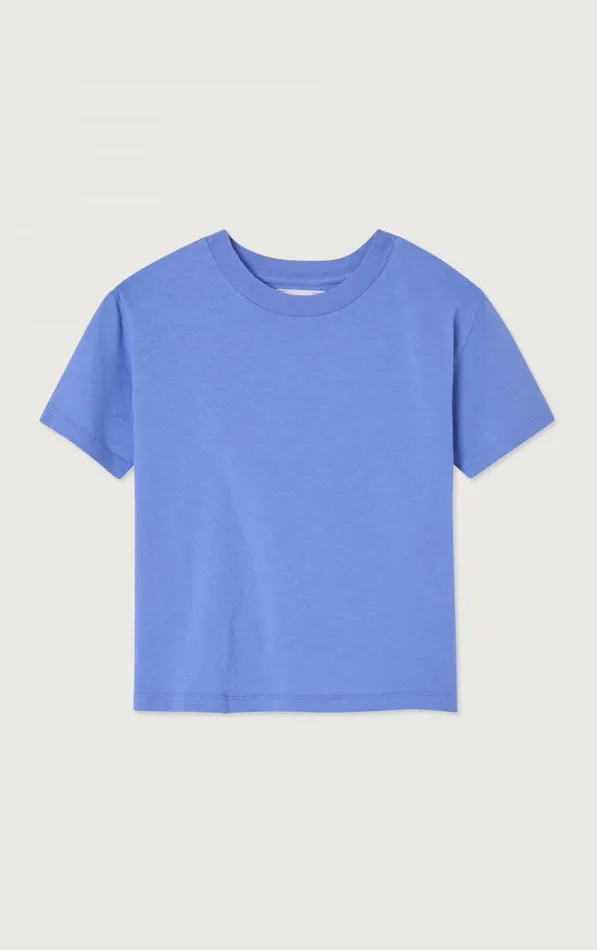American Vintage Short Sleeve TShirts Kids TShirt Gamipy Vintage Azurite