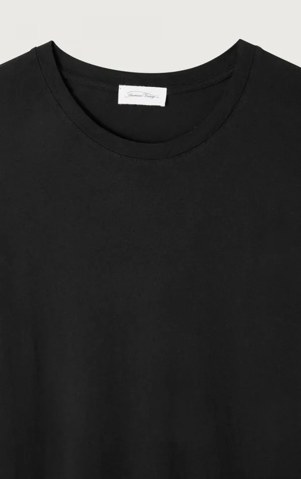 American Vintage Short Sleeve TShirts Men TShirt Decatur Black