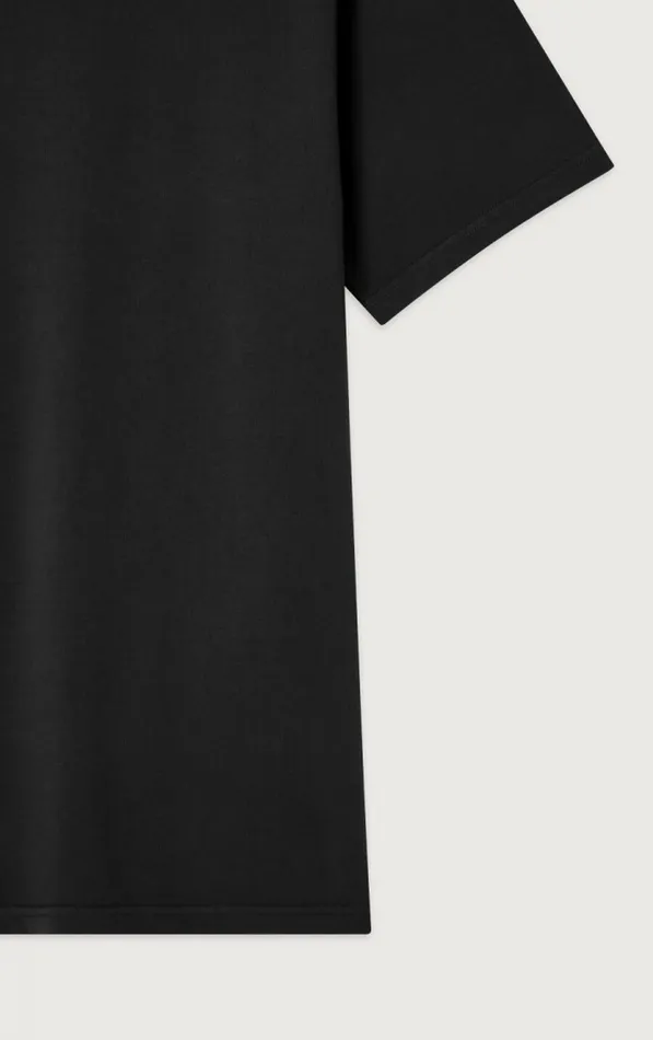 American Vintage Short Sleeve TShirts Men TShirt Fizvalley Black