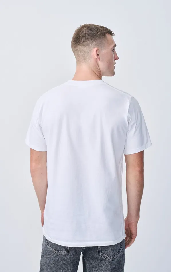 American Vintage Short Sleeve TShirts Men TShirt Fizvalley White American Vintage Short Sleeve TShirts Men TShirt Fizvalley White
