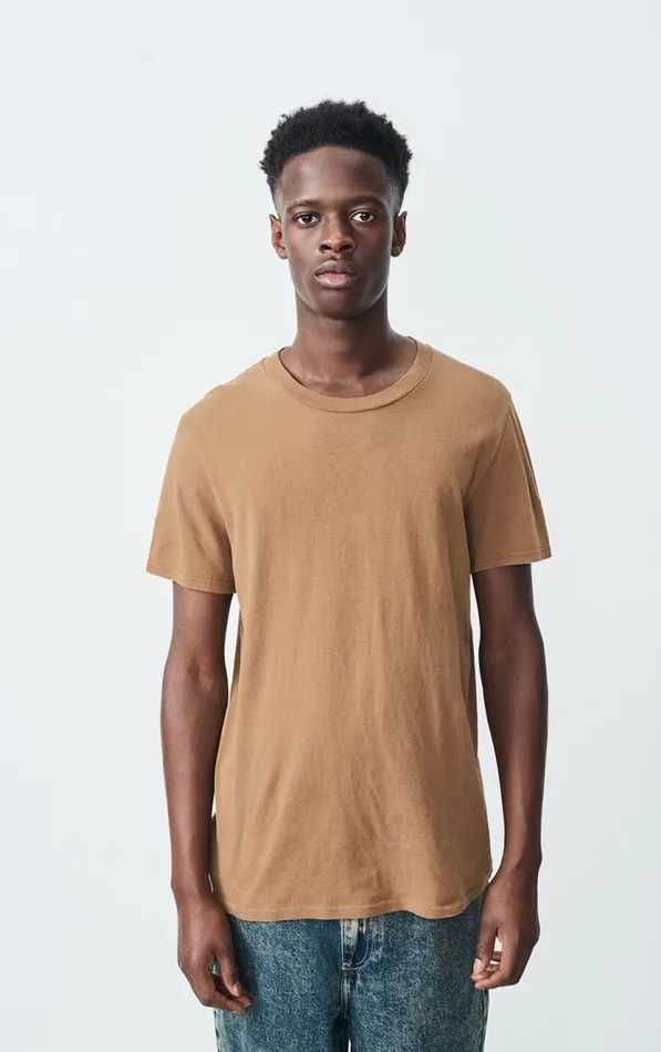 American Vintage Short Sleeve TShirts Men TShirt Gamipy Hazelnut