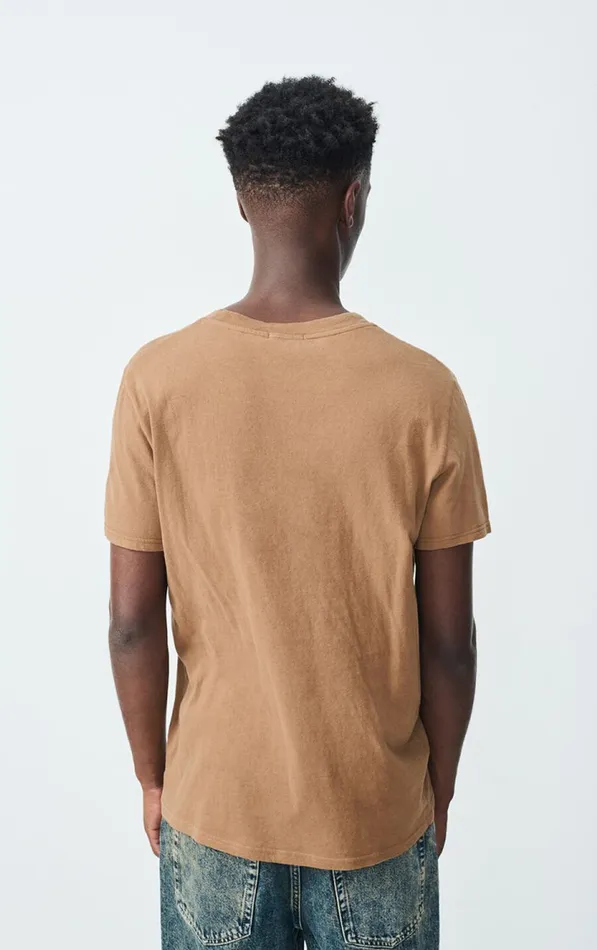 American Vintage Short Sleeve TShirts Men TShirt Gamipy Hazelnut