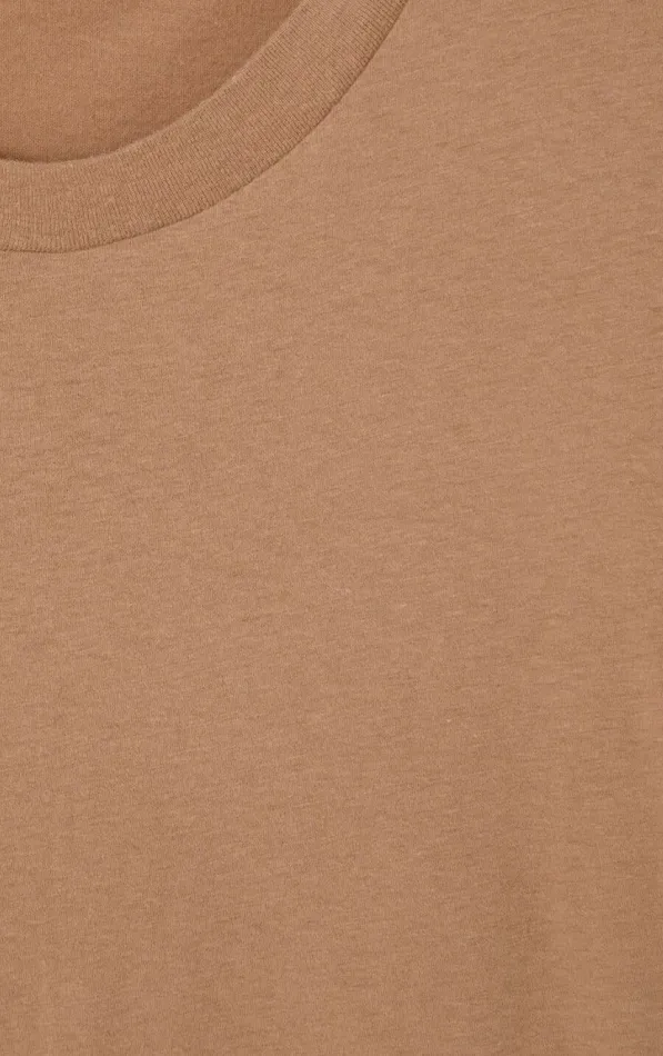 American Vintage Short Sleeve TShirts Men TShirt Gamipy Hazelnut