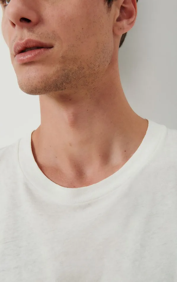 American Vintage Short Sleeve TShirts Men TShirt Gamipy White American Vintage Short Sleeve TShirts Men TShirt Gamipy White