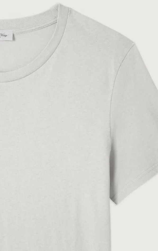 American Vintage Short Sleeve TShirts Men TShirt Gamipy White American Vintage Short Sleeve TShirts Men TShirt Gamipy White