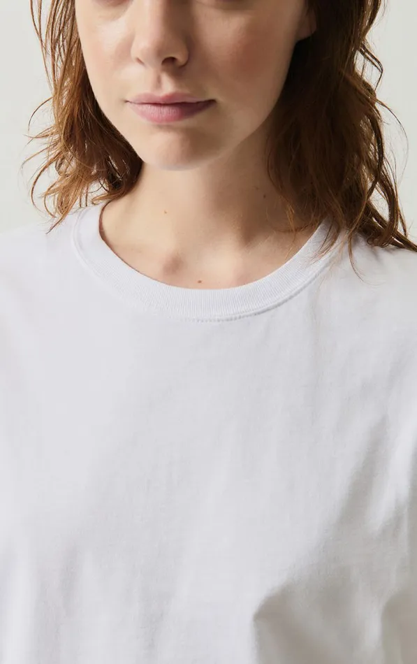 American Vintage Short Sleeve TShirts Women TShirt Fizvalley White