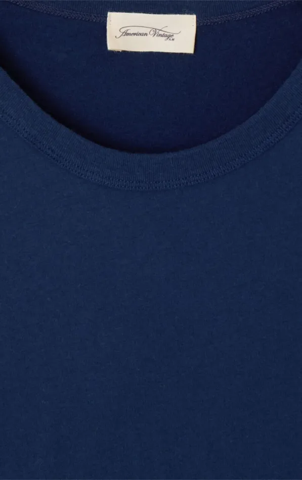 American Vintage Short Sleeve TShirts Women TShirt Gamipy Navy