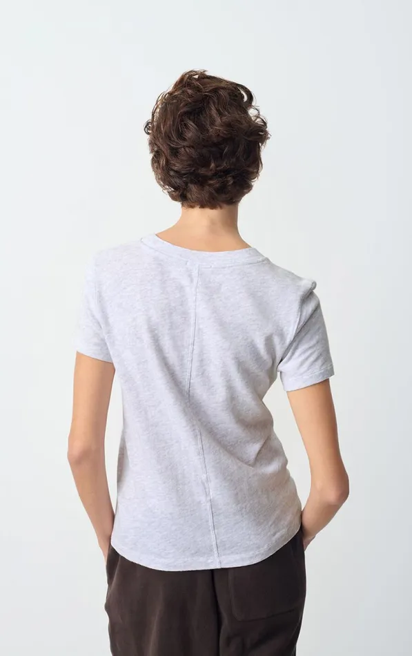 American Vintage Short Sleeve TShirts Women TShirt Sonoma Arctic Melange American Vintage Short Sleeve TShirts Women TShirt Sonoma Arctic Melange