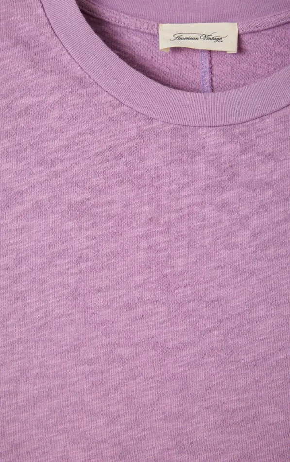American Vintage Short Sleeve TShirts Women TShirt Sonoma Vintage Lilac American Vintage Short Sleeve TShirts Women TShirt Sonoma Vintage Lilac