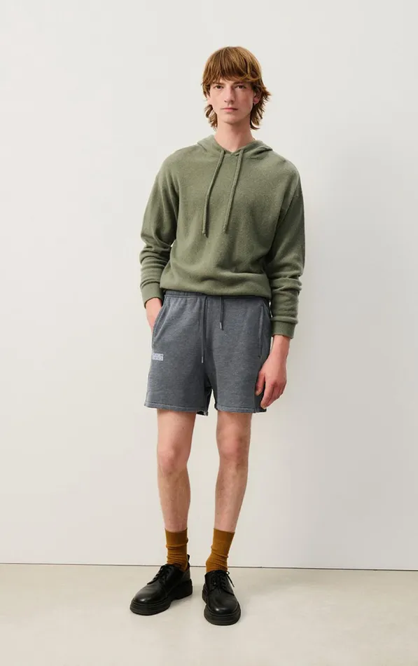 American Vintage Shorts Men Shorts Doven Overdyed Carbon American Vintage Shorts Men Shorts Doven Overdyed Carbon