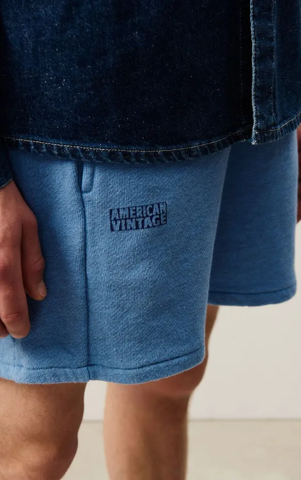 American Vintage Shorts Men Shorts Doven Overdyed Sky American Vintage Shorts Men Shorts Doven Overdyed Sky