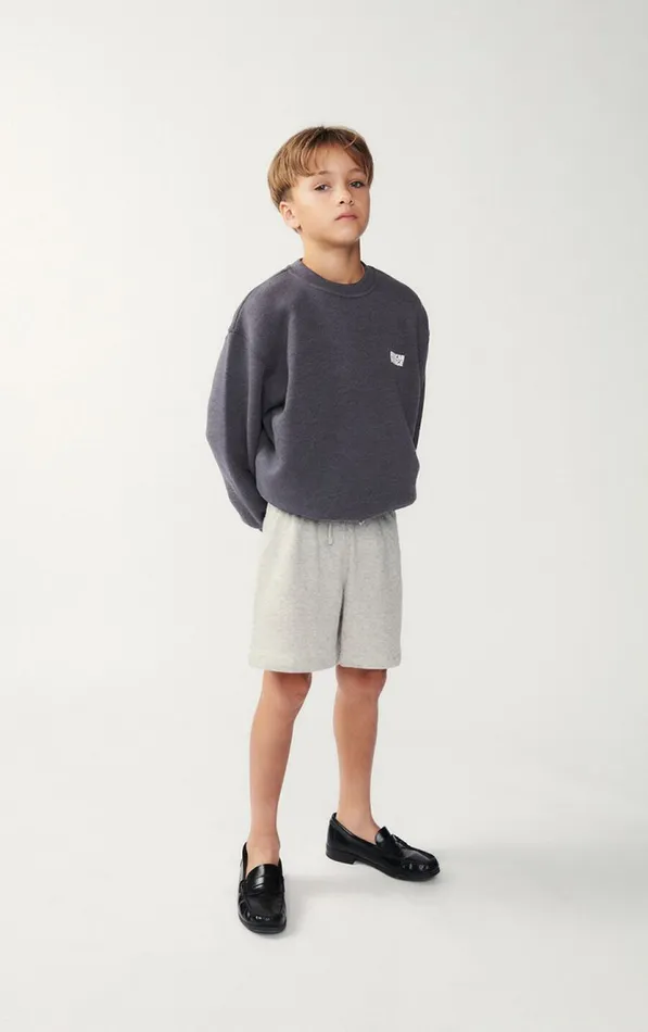 American Vintage Sweatshirts Kids Sweatshirt Doven Overdyed Carbon