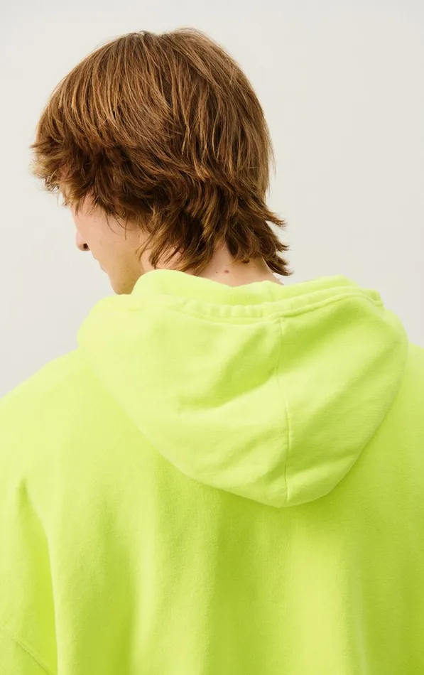 American Vintage Sweatshirts Men Hoodie Izubird Fluorescent Lemon American Vintage Sweatshirts Men Hoodie Izubird Fluorescent Lemon