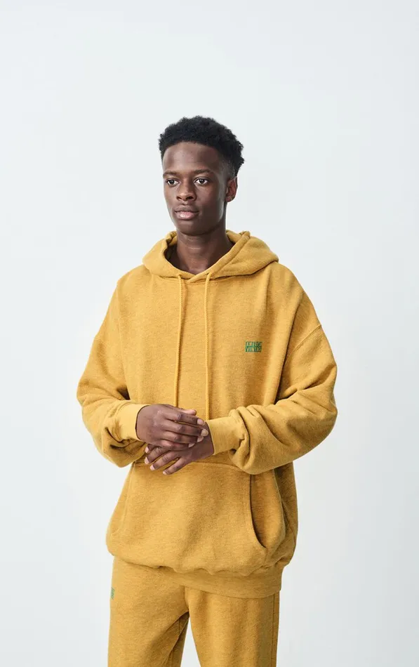 American Vintage Sweatshirts Men Sweatshirt Doven Overdyed Curry