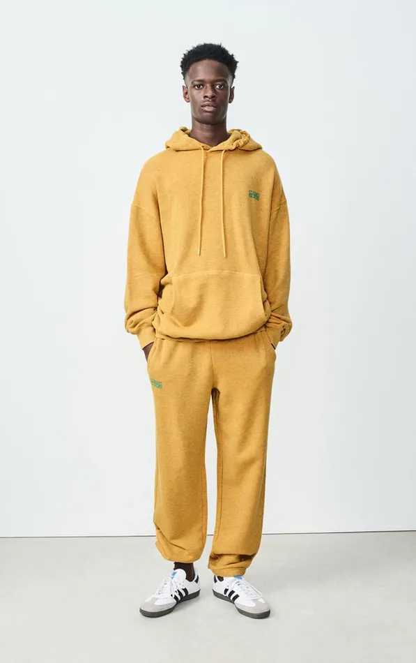 American Vintage Sweatshirts Men Sweatshirt Doven Overdyed Curry