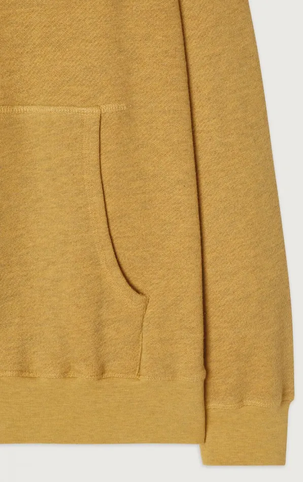 American Vintage Sweatshirts Men Sweatshirt Doven Overdyed Curry