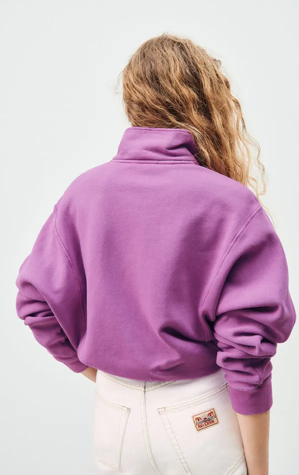 American Vintage Sweatshirts Women Sweatshirt Izubird Vintage Indian Pink American Vintage Sweatshirts Women Sweatshirt Izubird Vintage Indian Pink