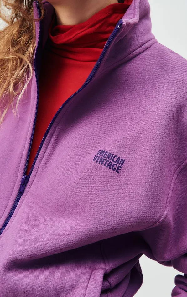 American Vintage Sweatshirts Women Sweatshirt Izubird Vintage Indian Pink American Vintage Sweatshirts Women Sweatshirt Izubird Vintage Indian Pink
