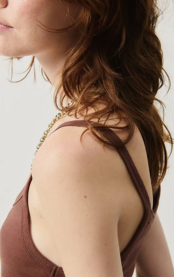 American Vintage Tops and Tanktops Women Tank Top Gamipy Choco