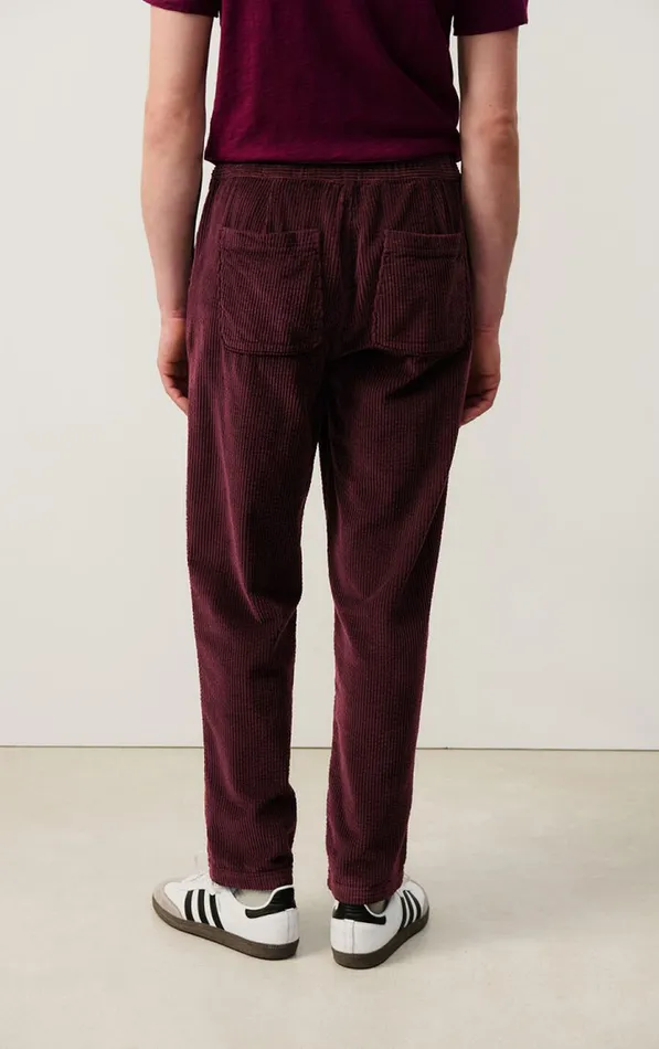 American Vintage Trousers Men Trousers Padow Vintage Mahogany
