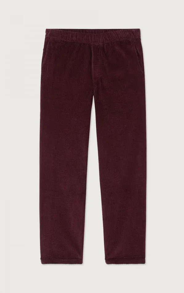 American Vintage Trousers Men Trousers Padow Vintage Mahogany