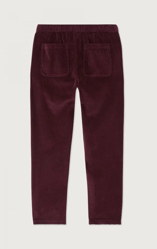 American Vintage Trousers Men Trousers Padow Vintage Mahogany