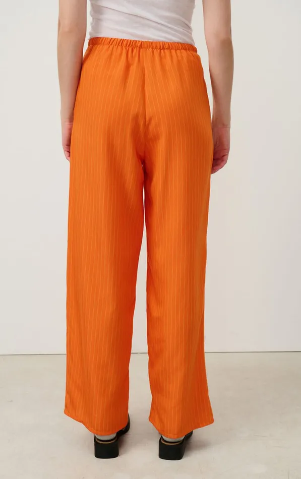 American Vintage Trousers Women Trousers Okyrow Striped Cinnamon American Vintage Trousers Women Trousers Okyrow Striped Cinnamon