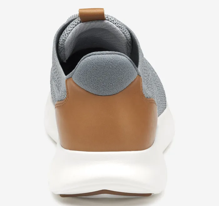 Amherst 20 Knit Plain Toe Gray Heathered Knit Shoes Johnston and Murphy Men