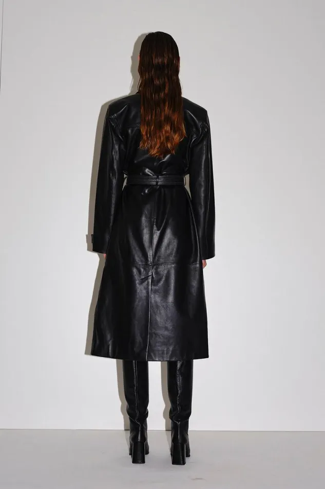 Amora Leather 8211 Black Women Won Hundred Coats Jackets and Blazers