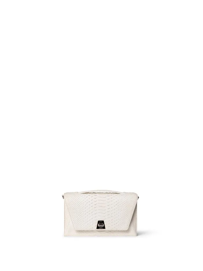 Anouk City Bag In Python White Women Akris Crossbody Bags