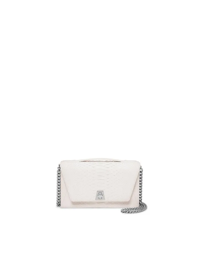 Anouk City Bag In Python White Women Akris Crossbody Bags