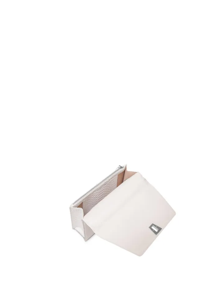 Anouk City Bag In Python White Women Akris Crossbody Bags